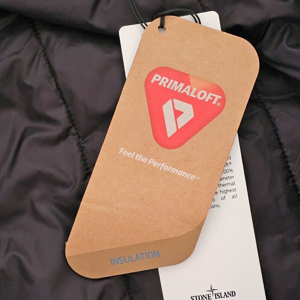 Stone Island Primaloft Insulation Hooded Fishtail Parka - Fabric - Green - Sz L - Picture 6 of 12